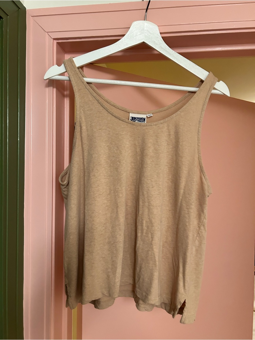 Jungmaven crop tank - M - tan